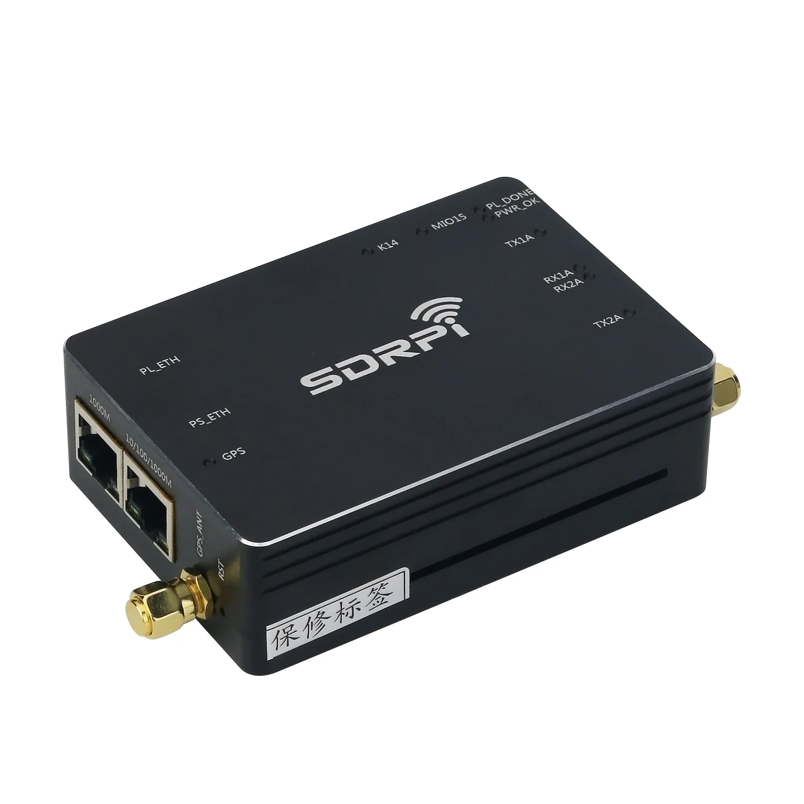ZYNQ용 검정색 알루미늄 합금 쉘 AD9361을 갖춘 HamGeek SDRPi SDR 플랫폼 소프트웨어 정의 라디오 플랫폼