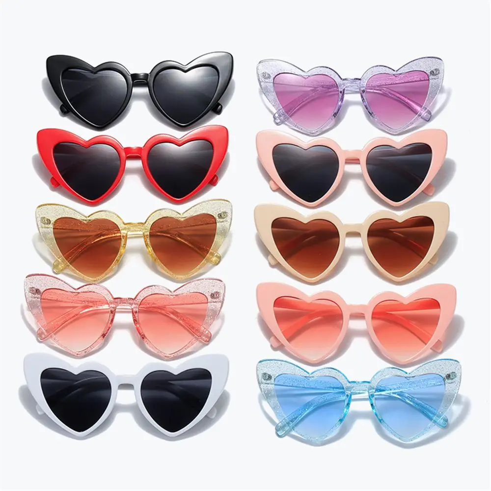 

Heart-Shaped Sunglasses Vintage Sunglasses Eyewear UV400 Protection Retro Love Heart Sunglasses Clout Goggle for Women
