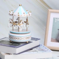 Birthday Gift Merry‑‑Round Music Box MerryGoRound Music Box Carousel Gift Christmas Wedding Birthday Gift Decor Music Box 2