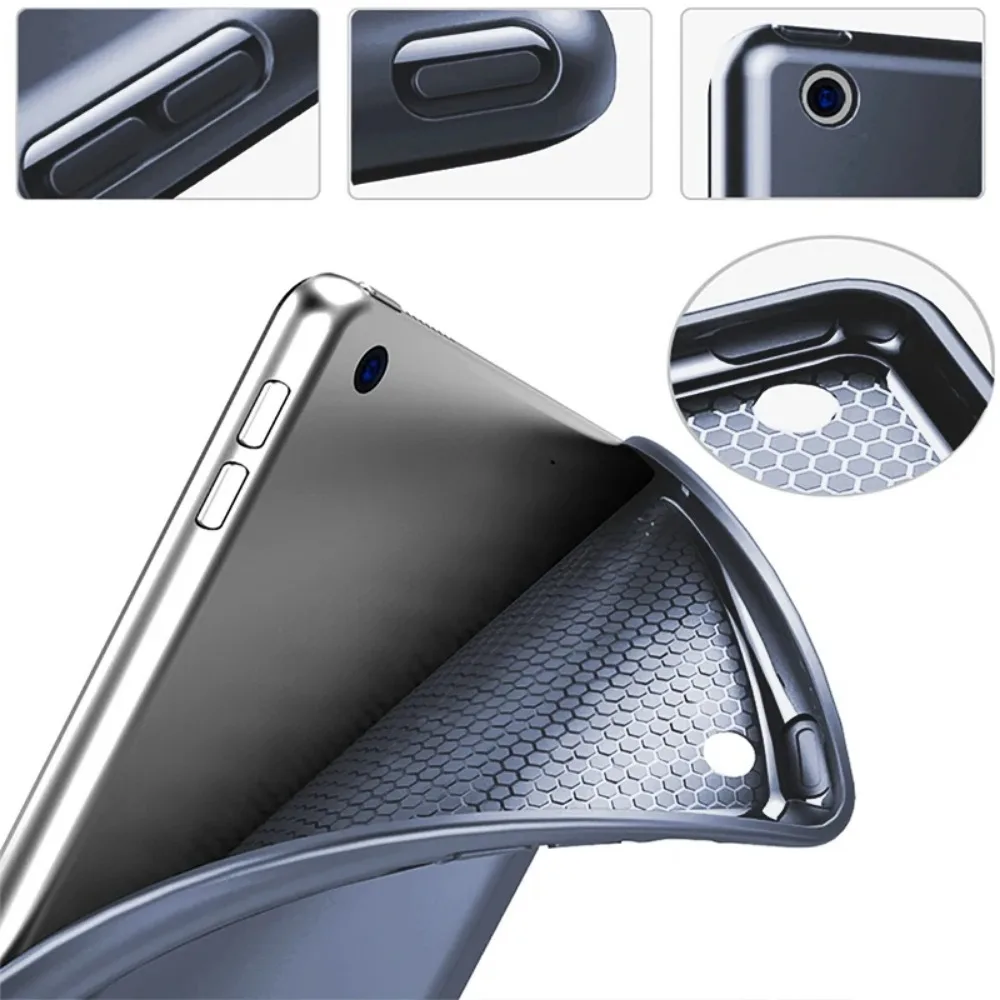 Versatile Silicone iPad Case with Wake/Sleep Feature