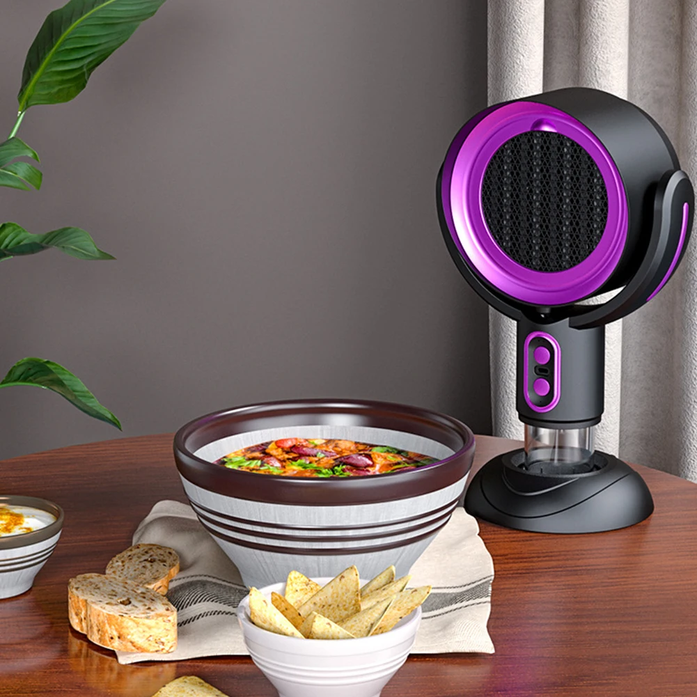 Desktop Range Hood Small Cooker Hood Large Suction Exhaust Extractor USB Charging Adjustable Angle for Camping Picnic