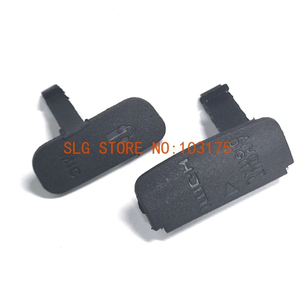 Left USB AV Out HDMI MIC Side Rubber Cover Cap For Canon EOS 600D