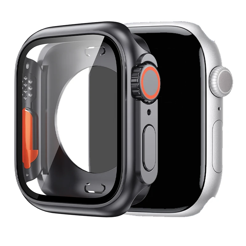 Premium Hard PC Case with Tempered Glass Screen Protector