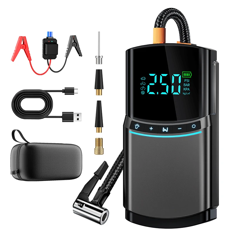 Emergency Power Supply Car Mobile Power Supply 8400mah Jump starter with Air Compressor BN03