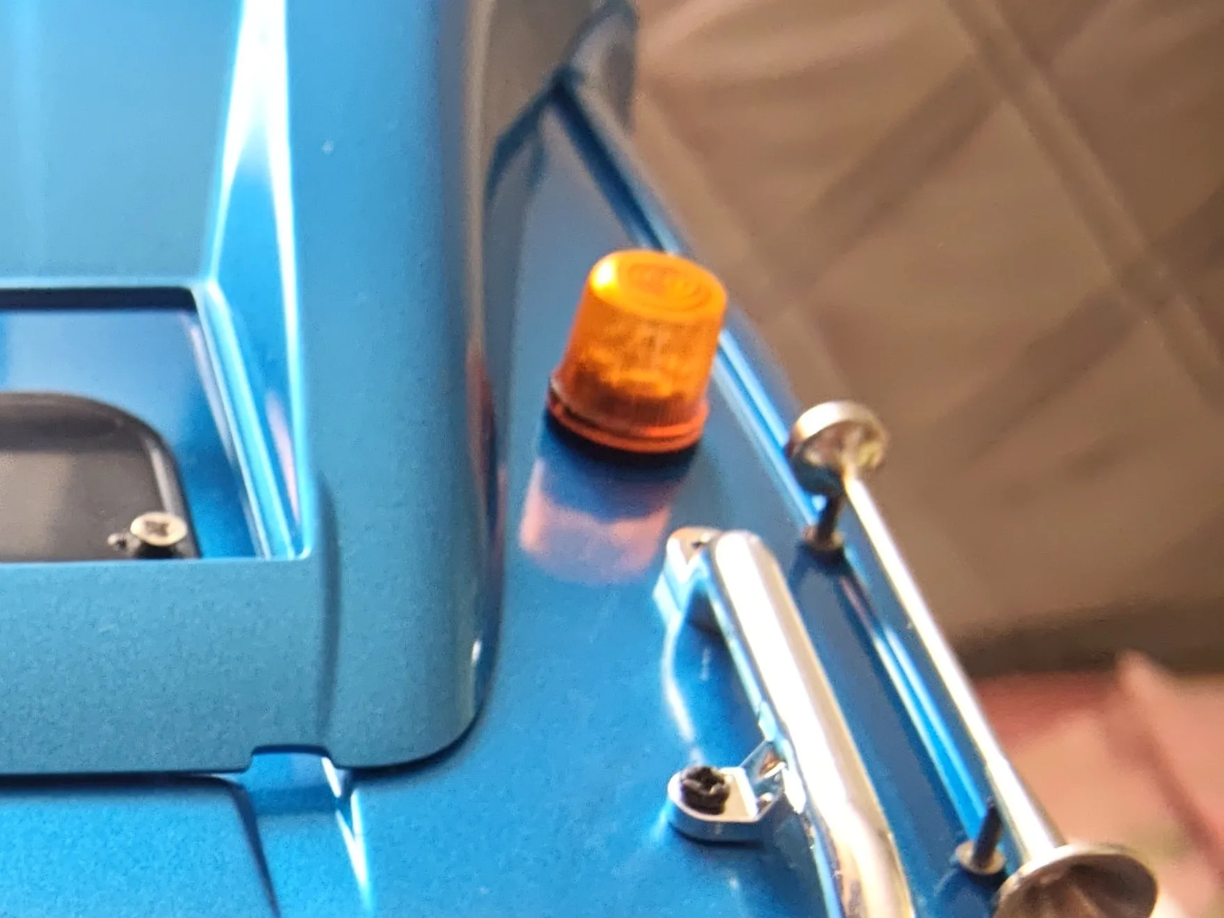 RC-Modell-Warnleuchte XZD-02L Baggerlampe für Tamiya Traktor-Kopf 360-Grad-Drehlampe Baufahrzeugbeleuchtung