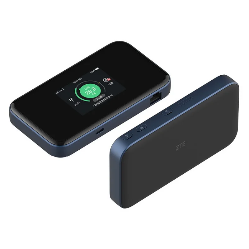 Wireless Router Unlocked ZTE 5G Mobile WiFi 6 Router MU5001 4*MIMO Dual Band Gigabit Ethernet Pocket MiFi Hotspot 5G 4G LTE Sim Modem