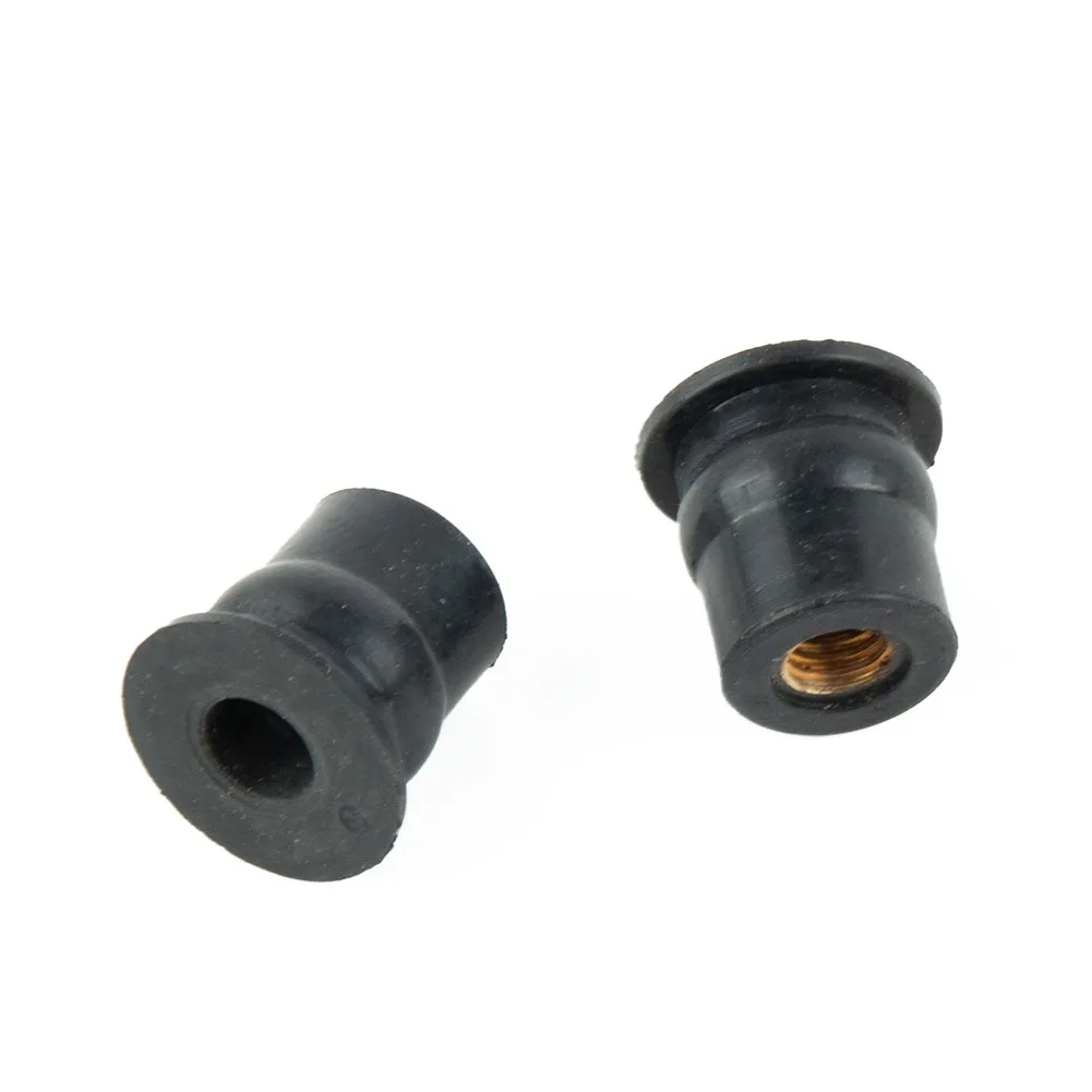 

Durable Windshield Nut Motorcycle Nut Car M6 Motorcycle Panel Mounting Rubber Scooter Vibration Damper Well Nuts