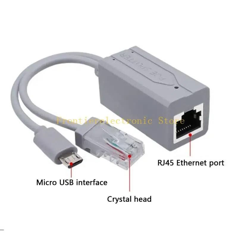 G8DB 휴대용 USB PoE 분배기 어댑터 48V5V 네트워킹 전송에 이상적