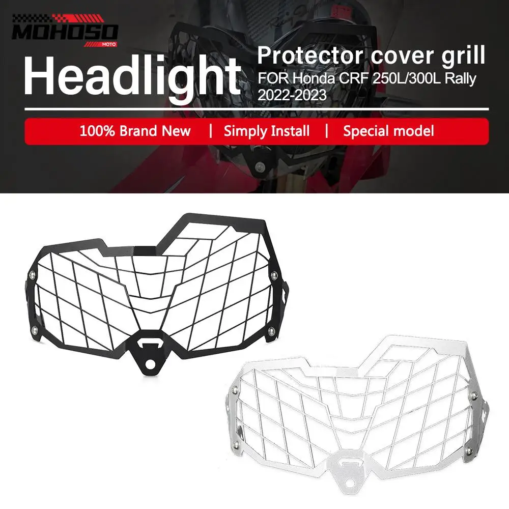 

NEW For Honda CRF250L Rally CRF 250L CRF 250 L Rally 2017-2023 Motorcycle Headlight Headlamp Grille Shield Guard Cover Protector