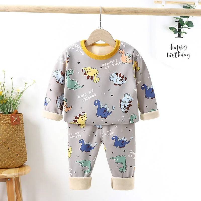 Kids Padded Long-Sleeve Underwear Set 6