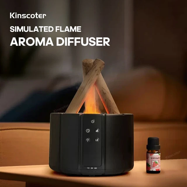 USB 280ML Bonfire Aromatherapy Humidifier Machine Home Diffuser Essential  Oil Aromatherapy Diffuser Flame Humidifier - AliExpress