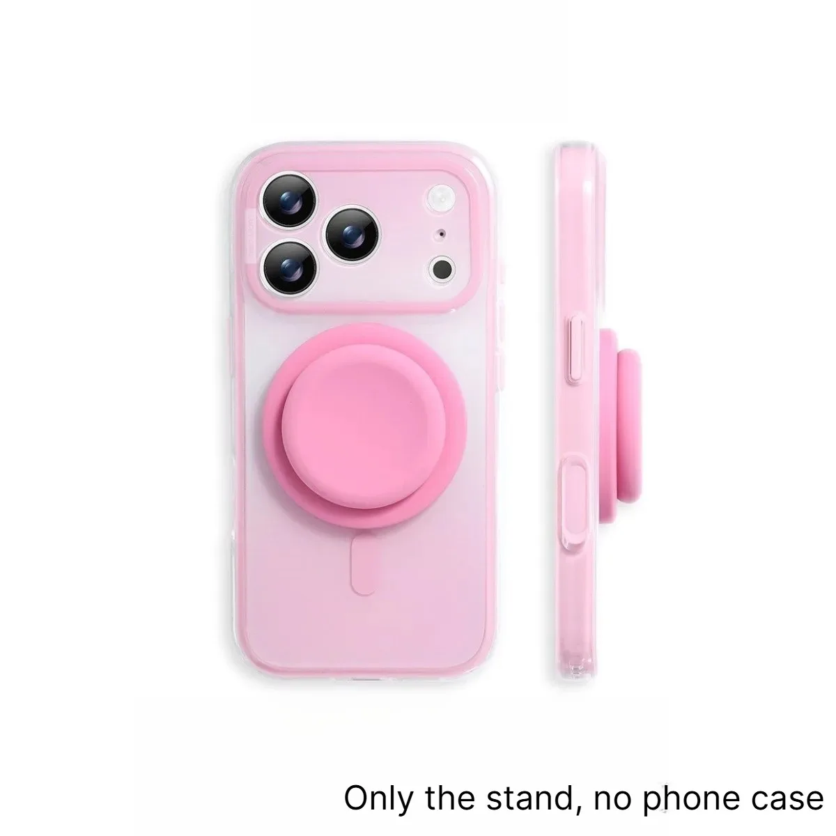 Candy Color Silicone Magnetic Phone Stand with Strong Attraction