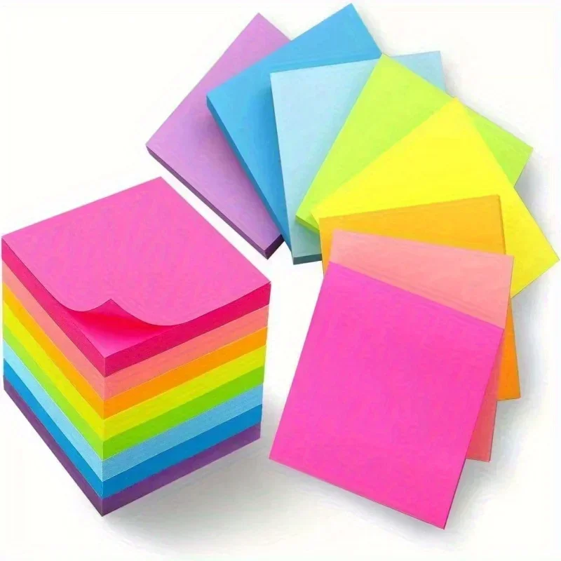 Fluorescent Sticky Notes Set 4