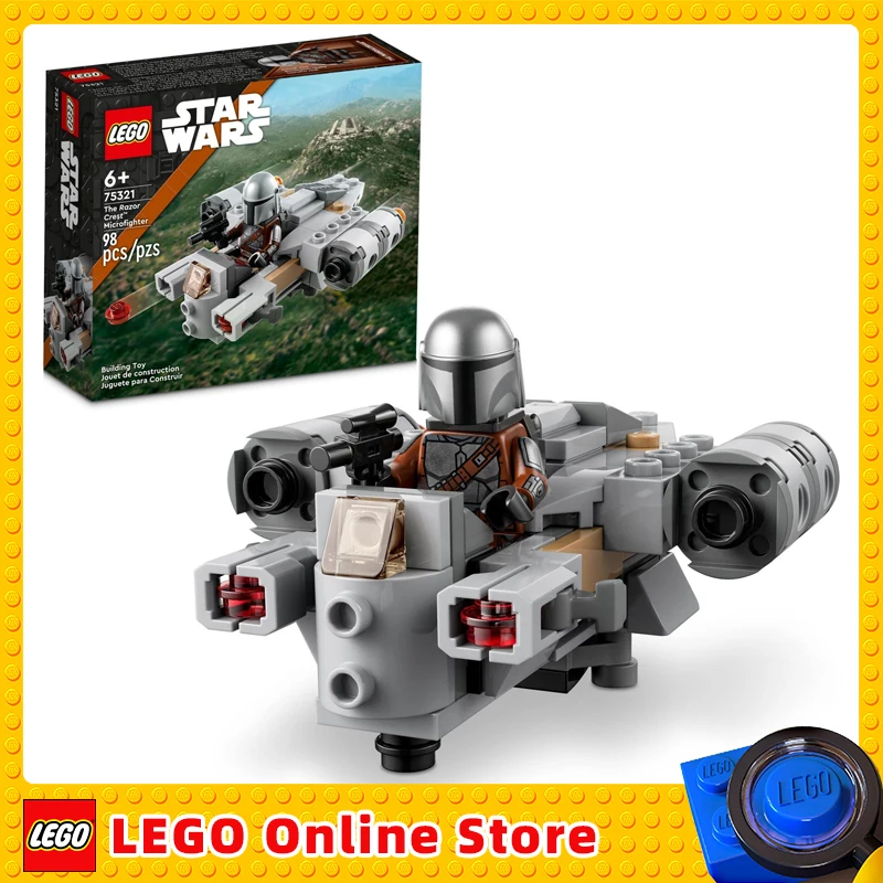 Lego Star Wars The Razor Crest Microfighter 75321 Toy Building Kit Per Bambini Dai 6 Anni In Su The Mandalorian Gunship (98 Pezzi)