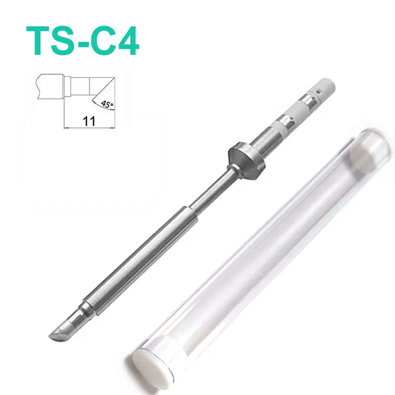 TS100 Mini Welding Horseshoe Sharped TS-BC1 TS-BC2 TS-BC3 TS-C1 TS-C4 Soldering Iron Tip for TS100 TS101 T85 Pin64 Pinecil V1 V2 image 10