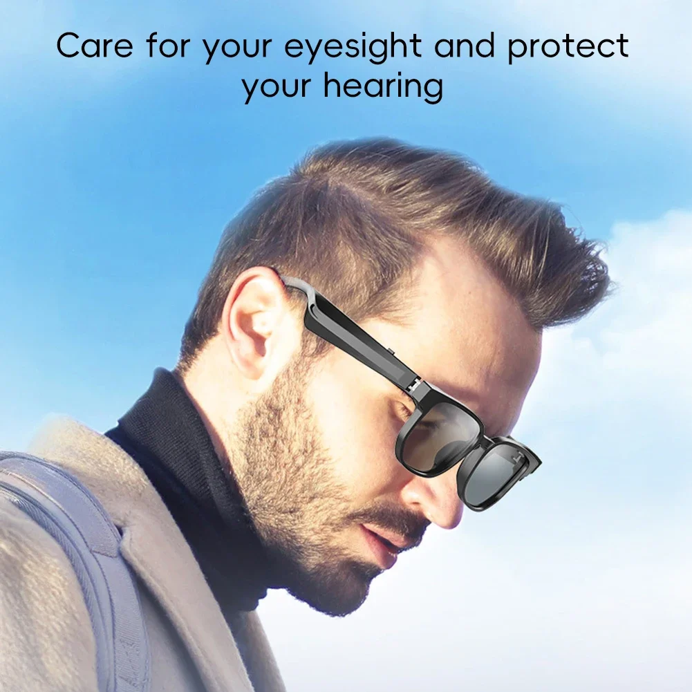 Telephone Cycling Sunglasses Sport Stereo Wireless Bluetooth Headset /mp3 Riding Eyes Glasses with Black Sun Lens Headphones