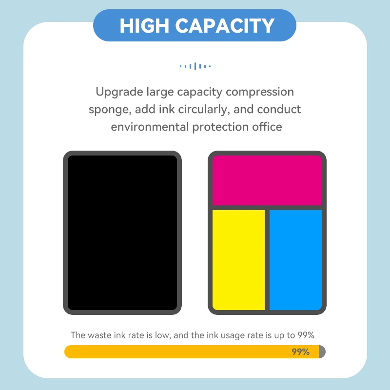 HUHIKAB 301XL Ink Cartridge For HP 301 XL Remanufactured Replacement Deskjet 1000 1010 1011 1012 1050 1051 1055 1056