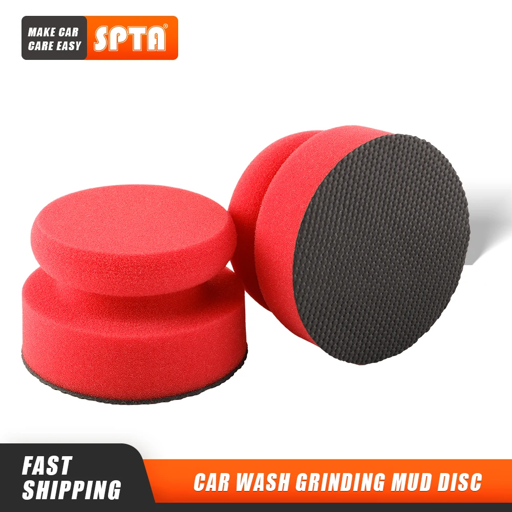 

1PC SPTA Car Magic Clay Bar Pad Sponge Block Spot Remover Cleaning Eraser Hand Wax Polish Detail Auto Washing Tool Accessories