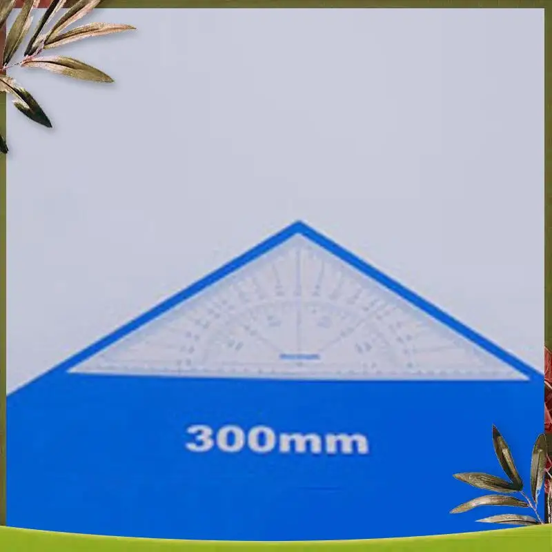 선박 도면용 새로운 차트 그리기 삼각형 눈금자 300Mm 거리 측정 교육 공학용 대규모 삼각형 눈금자