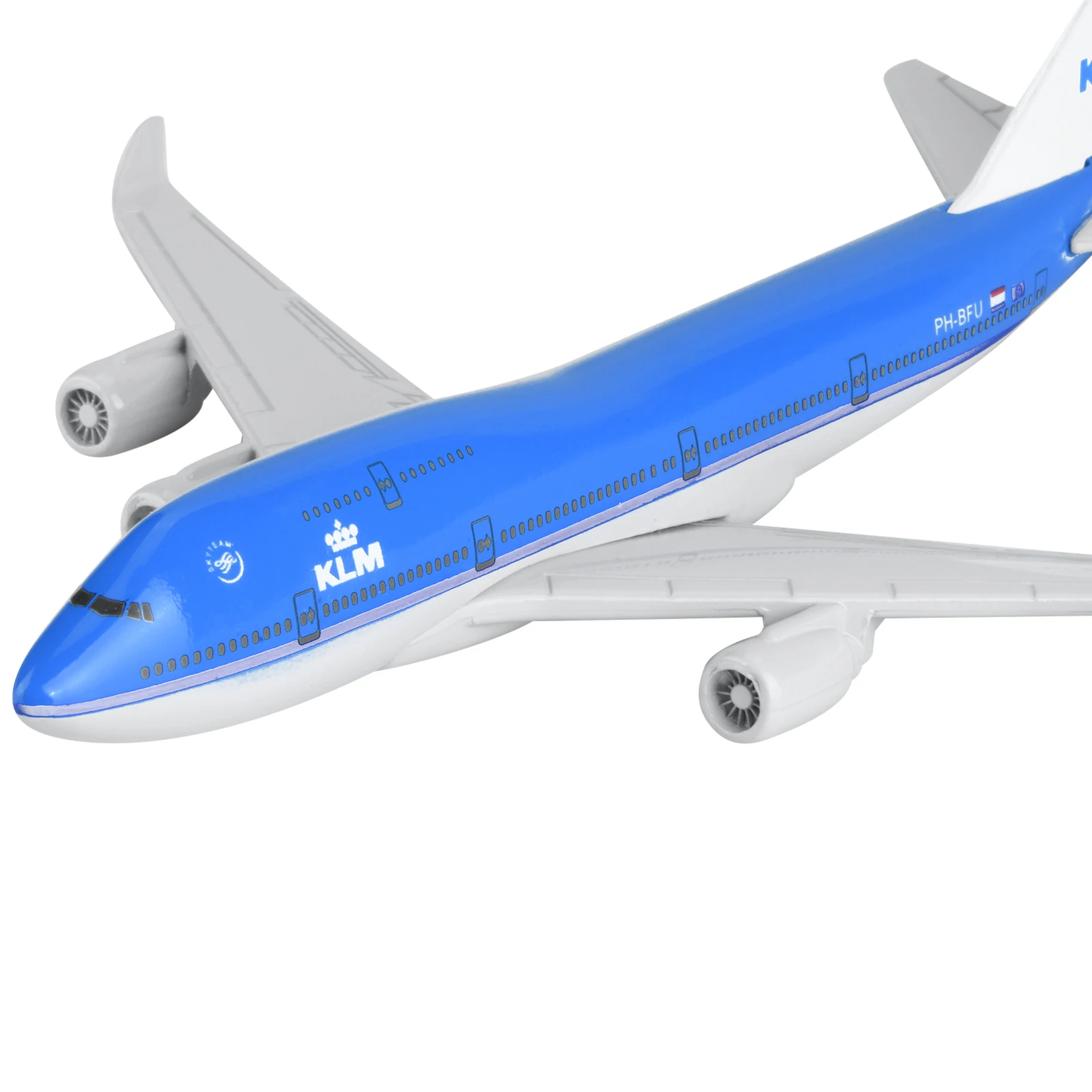Realistic 16cm Dutch Airlines KLM B747 Airplane Model 1/400 Scale Plane Souvenir Home Bar Coffee Hall Decoration Kids Gift Toys