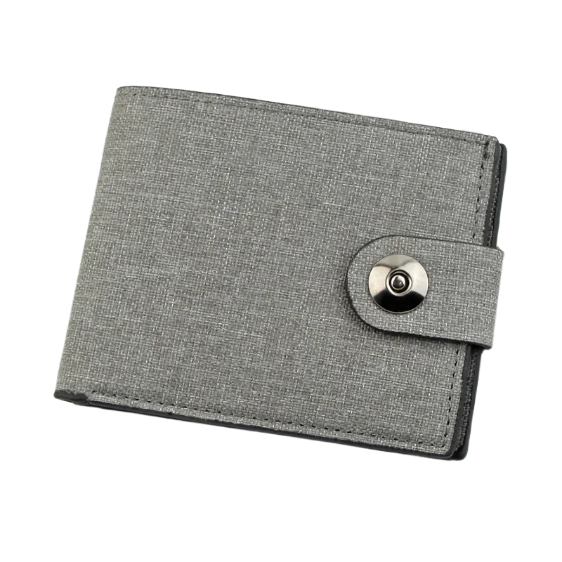 

Stylish Men's Short Wallet with Large Capacity for Casual and Business Use