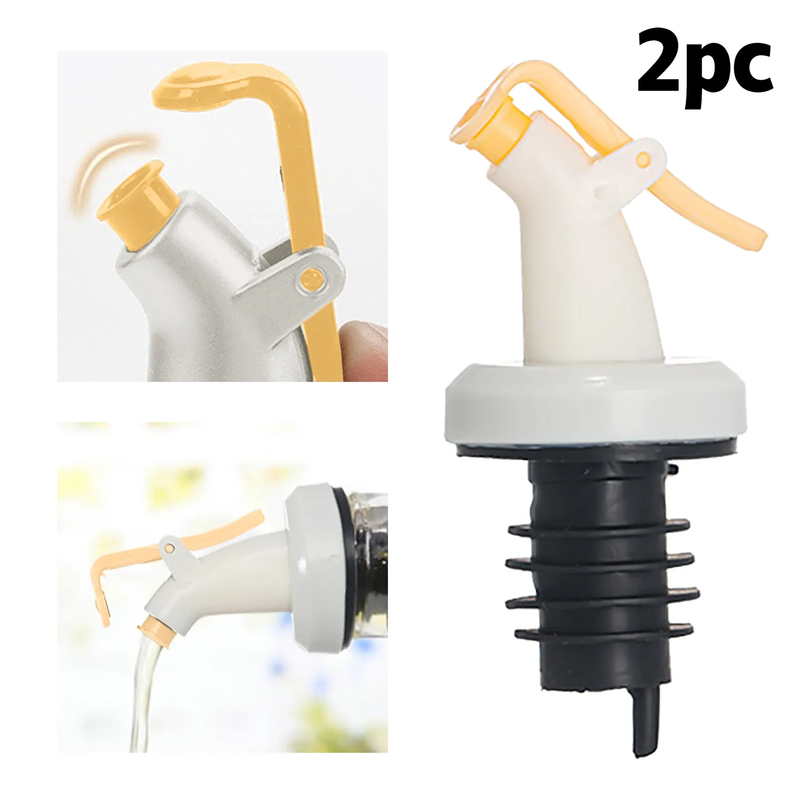 Wine Bottle Pourer Spout Stopper Dispenser Pouring Olive Oil Bottle