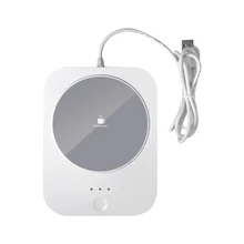  Mini Portable USB Cup Warmer 3 Gear Coffee Mug Heating Coaster Smart Thermostatic Hot Plate Milk Tea Water Heating Pad Heater 