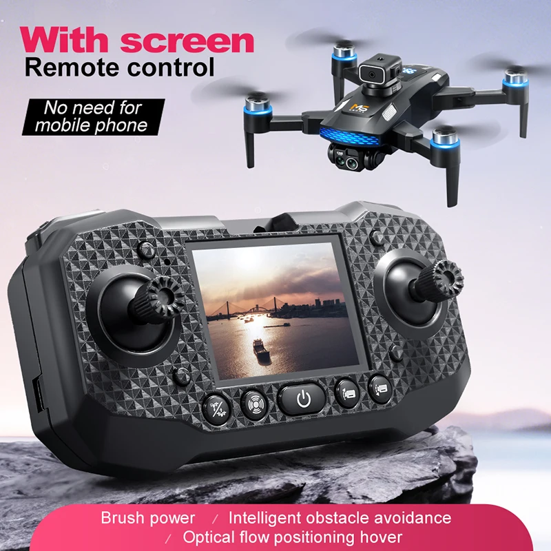 Xiaomi M6 Drone Screen Remote Brushless Motor 8K HD Camera Optical Flow Positioning Obstacle Avoidance FPV RC Quadcopter drone quadcopter