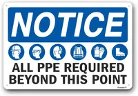 All PPE Required - Notice Safety Sign