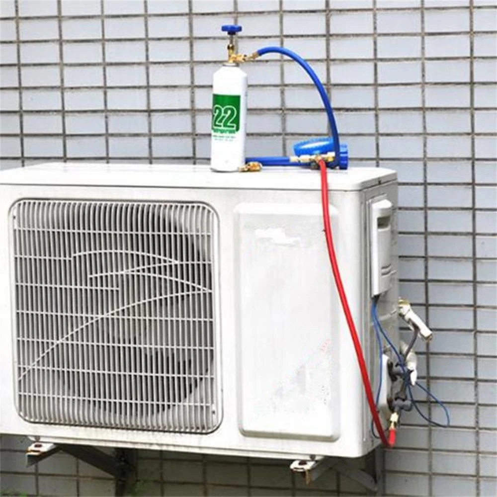R22 R134A R410 R600 Refrigerant Household Car Air Conditioning Fluoride Adding Tool Kit Freon Common Cool Gas Meter