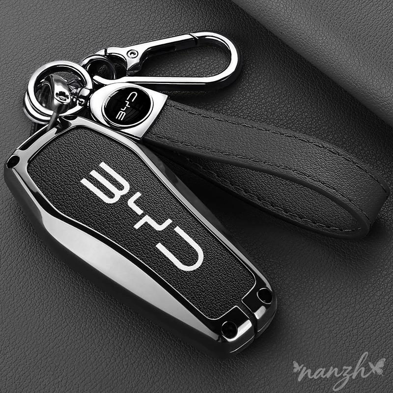 BYD 송 플러스 아토 3 한 EV 당 DM 친 씰 돌핀 액세서리용 자동차 리모컨 키체인 보호 키 케이스 풀 커버