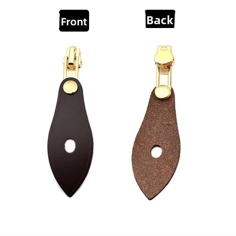 LV Bag Adapter Speedy253035 Leather Zipper Head No.5 Leather Zipper Pull for Handbags Faion Accories Belt Hat Scarf