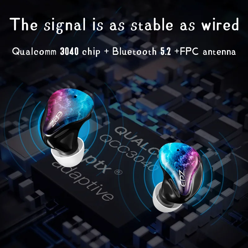 Фото TWS-наушники EPZ S350T с поддержкой Bluetooth 5,2 и защитой от пота №4