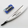 1set Men Straight Barber edge Razors Folding Shaving Knife Hair Removal Tools With 10pcs Blades 4