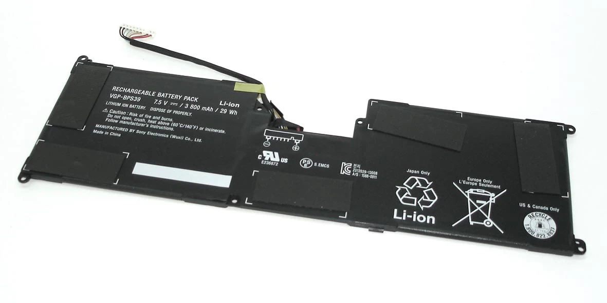 Battery for laptop Sony Vaio Tap 11 (vgp-bps39) 7.5V 29wh |