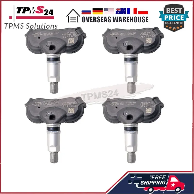 2014 2017 Ÿ ̷ Ÿ̾  , Ʈ Ű , 42607-0R010 TPMS , 315MHz, 4 
