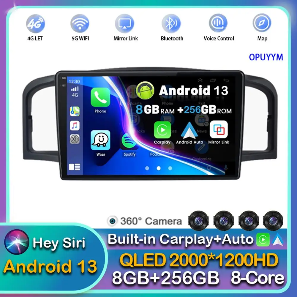 

Android 13 Carplay Auto WIFI+4G Car Radio For Lifan 620 Solano 2008-2015 Multimedia Video Player GPS Stereo 2din Head Unit DSP