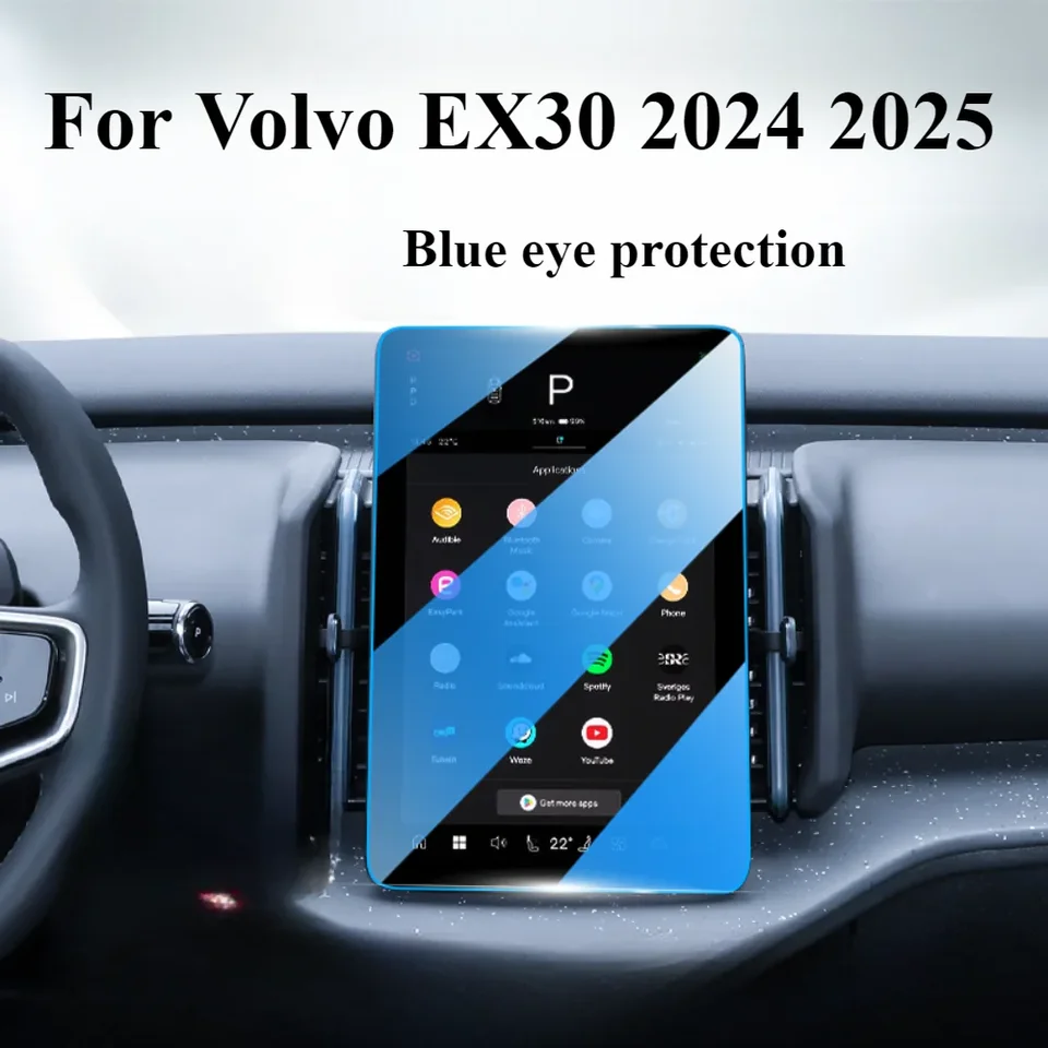 CDEFG Compatible With Volvo EX30 EV 2024 2025 Navigation Protective Film Tempered Glass 12.3 Inch Scratch-Resistant GPS 9H Screen Protector Car Navigation Film EX30 Accessories - View #5