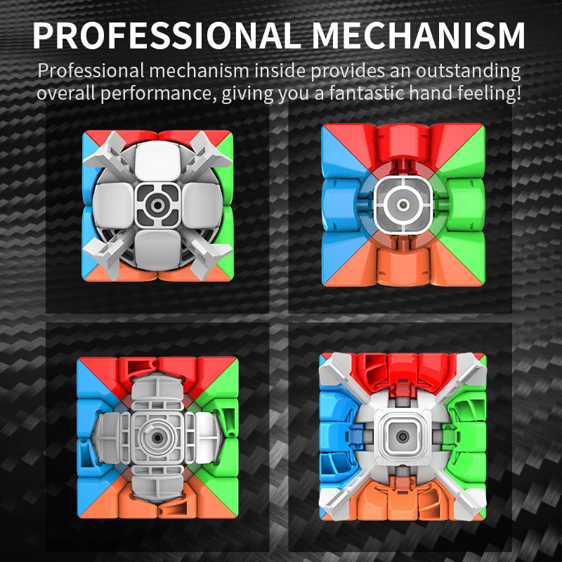 Speed Cube MOYU Meilong Magic Cube carbon fibre 2X2-5X5 Professional 3x3x3 Puzzle Children's Toy