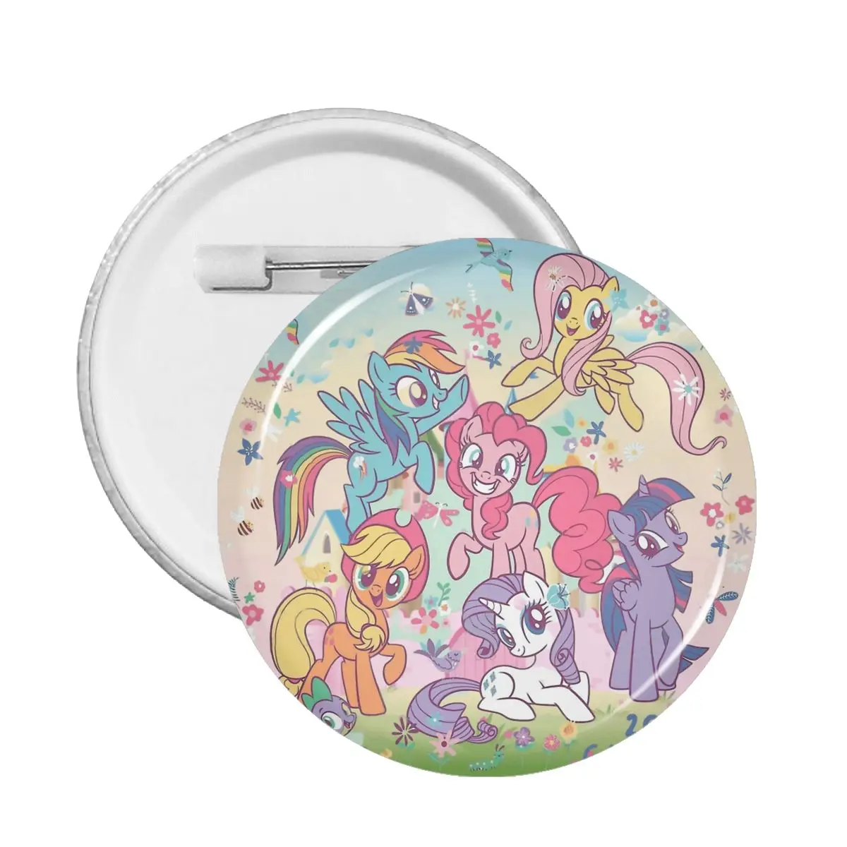 Broche-personalizable-de-Metal-para-ropa-insignia-de-My-Little-Horse ...
