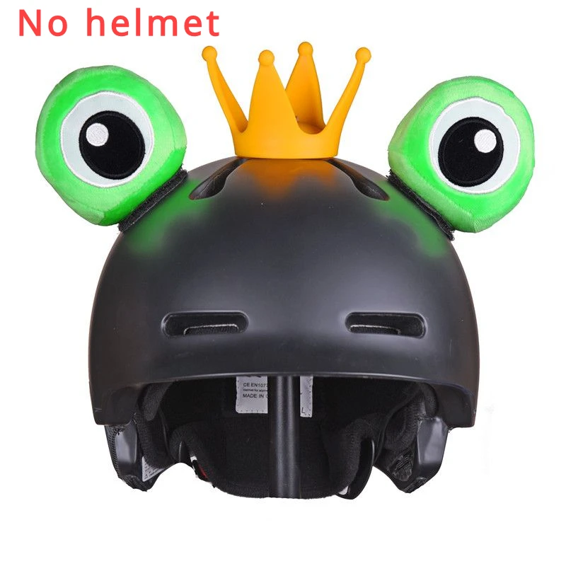 

Стикер на шлем «Глаз лягушки» для электрического транспортного средства, стикер для стайлинга шлема с мультяшными глазами, декоративные стикеры на шлем, аксессуары для шлема