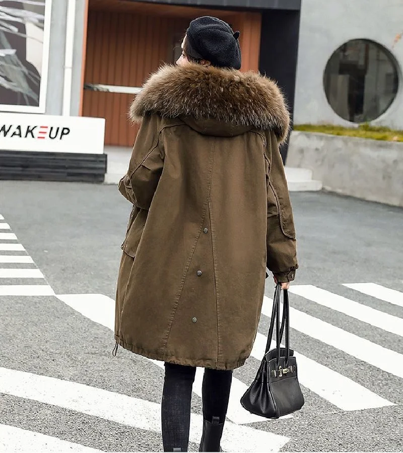 Women's Lightweight Winter Fashion Clothes Plus Size Fleece Long Coats Jackets Parka Winter Warm Coat