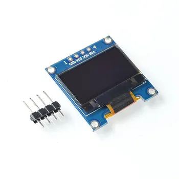 Modulo Display LED LCD OLED blu o bianco 128 x64 da 0.96 pollici per comunicazione IIC SPI da 0.96"