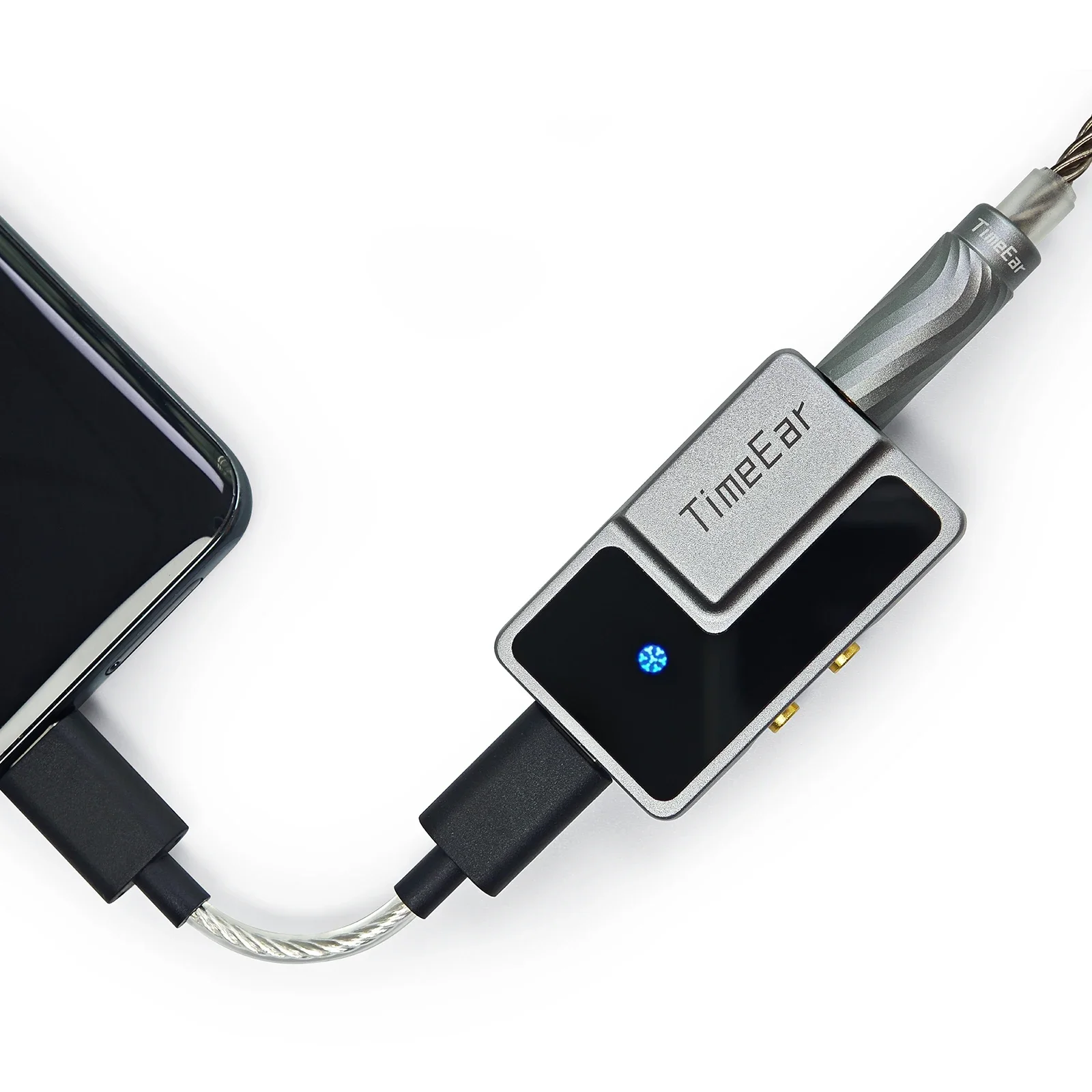 TimeEar TEU 8 USB-C Headphone Amplifier Mini HIFI Sound Quality DAC AMP Headphone Amplifier portable 3.5/4.4mm For Kz Fiio Fosi