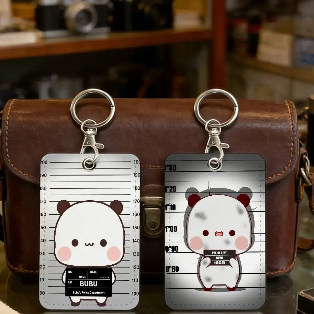 Charming Bubu Card Holder with Keychain - Protective Case