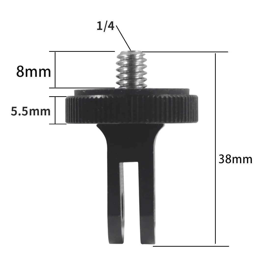 For insta360 X5 Metal Mini Tripod Convert Mount 1/4" Screw Quick-Release Base fo