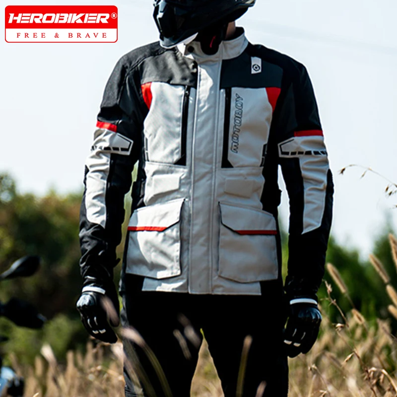 Motocross Jacket Keep Warm Motorcycle Jacket Fall Prevention Chaqueta Moto Hombre Waterproof For Motorcycle Travel