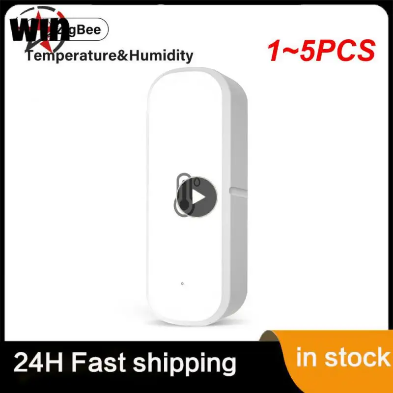 

1~5PCS Tuya Zigbee WiFi Temperature And Humidity Detector Independent Electronic Thermometer Sensor Smart Home Indoor Alexa