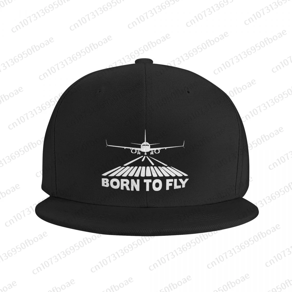 

Born To Fly Airplane Hip Hop Baseball Caps Fashionable Outdoor Hat Running Adult Men Women Flat Hats