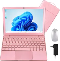 New 10.1 inch Notebook Computer Windows 11 Laptop Intel Celeron N4020 Learning Laptop Netbook for Kids Men Women (8GB/128GB) 1